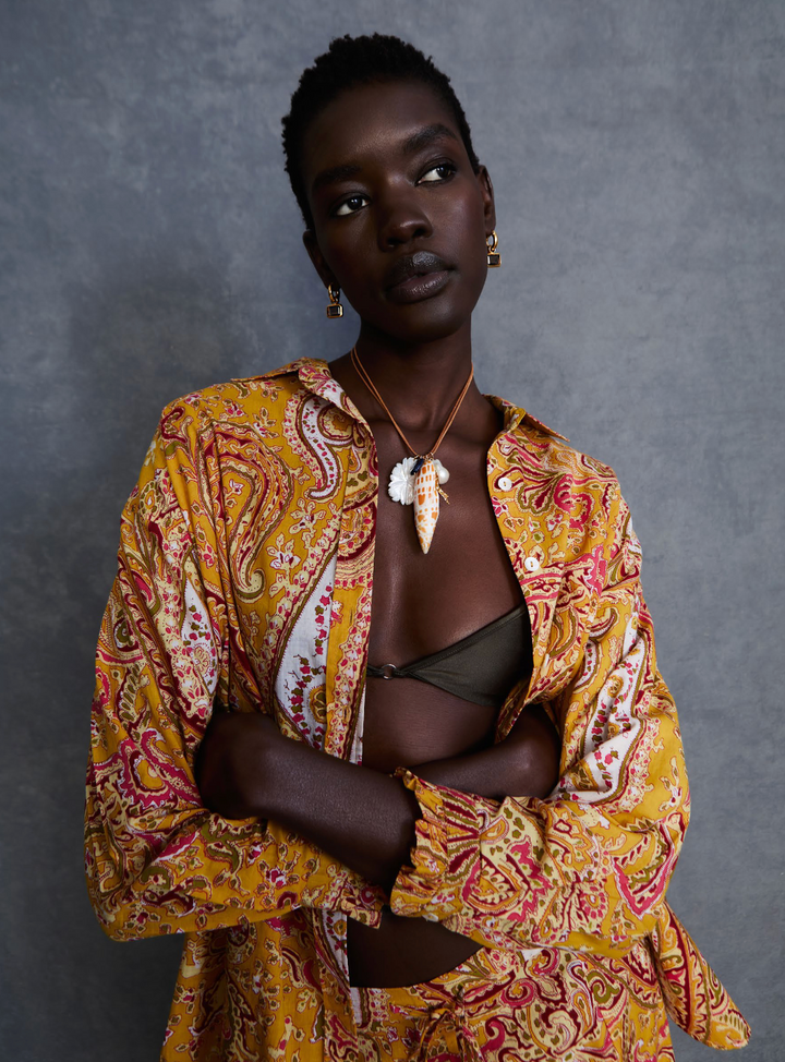 Paisley Printed Set - Marigold