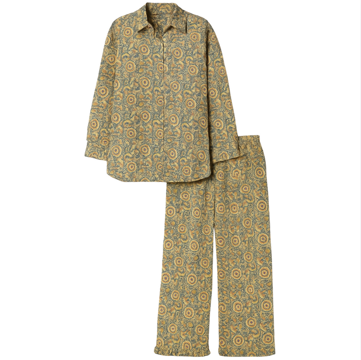 Sunflower Printed Set - Steel Blue