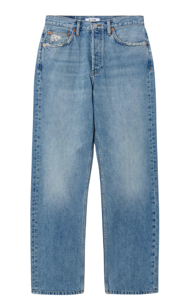 90's High Rise Loose- Worn Blue