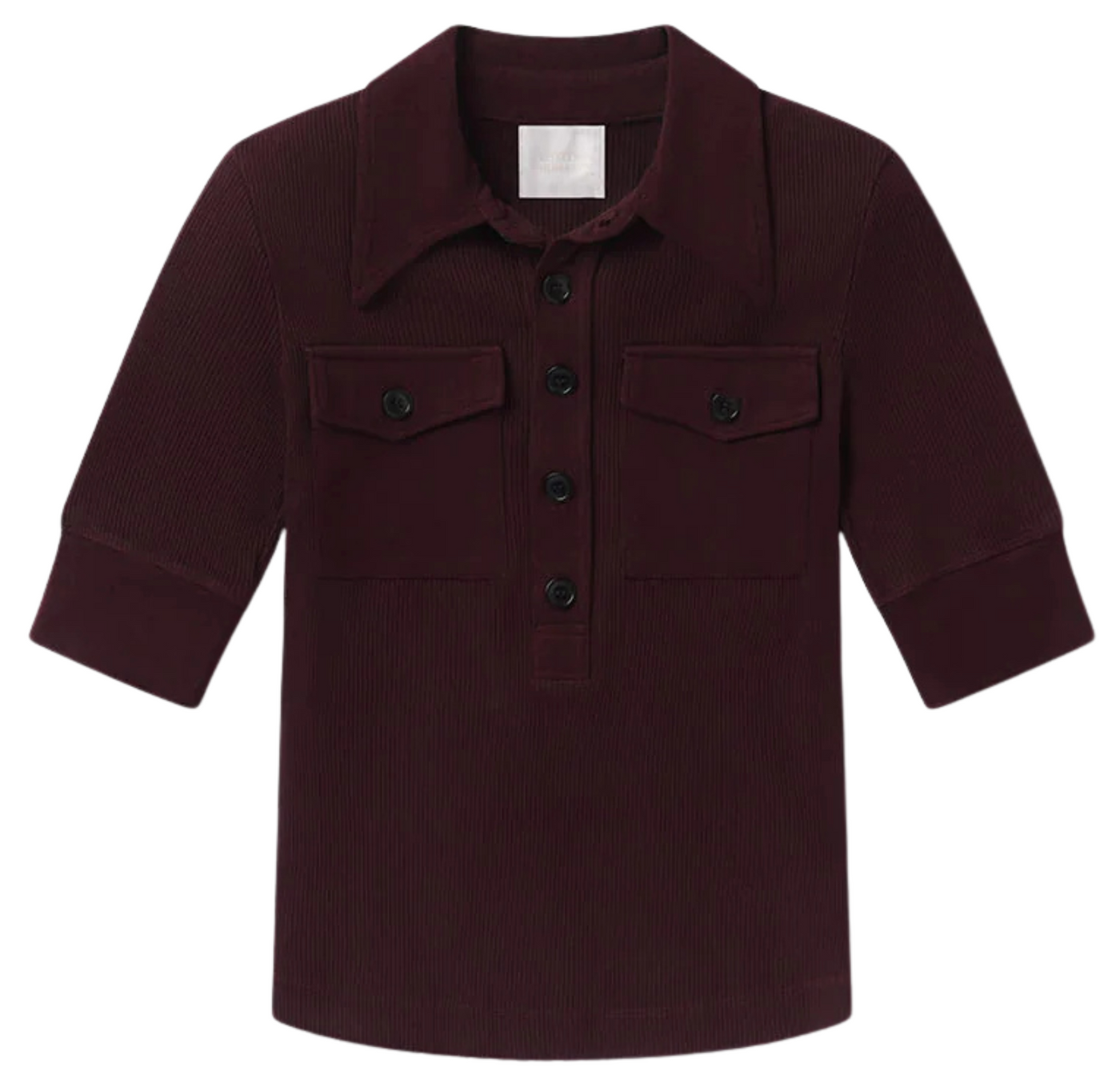 Amina Polo Shirt - Mahogany