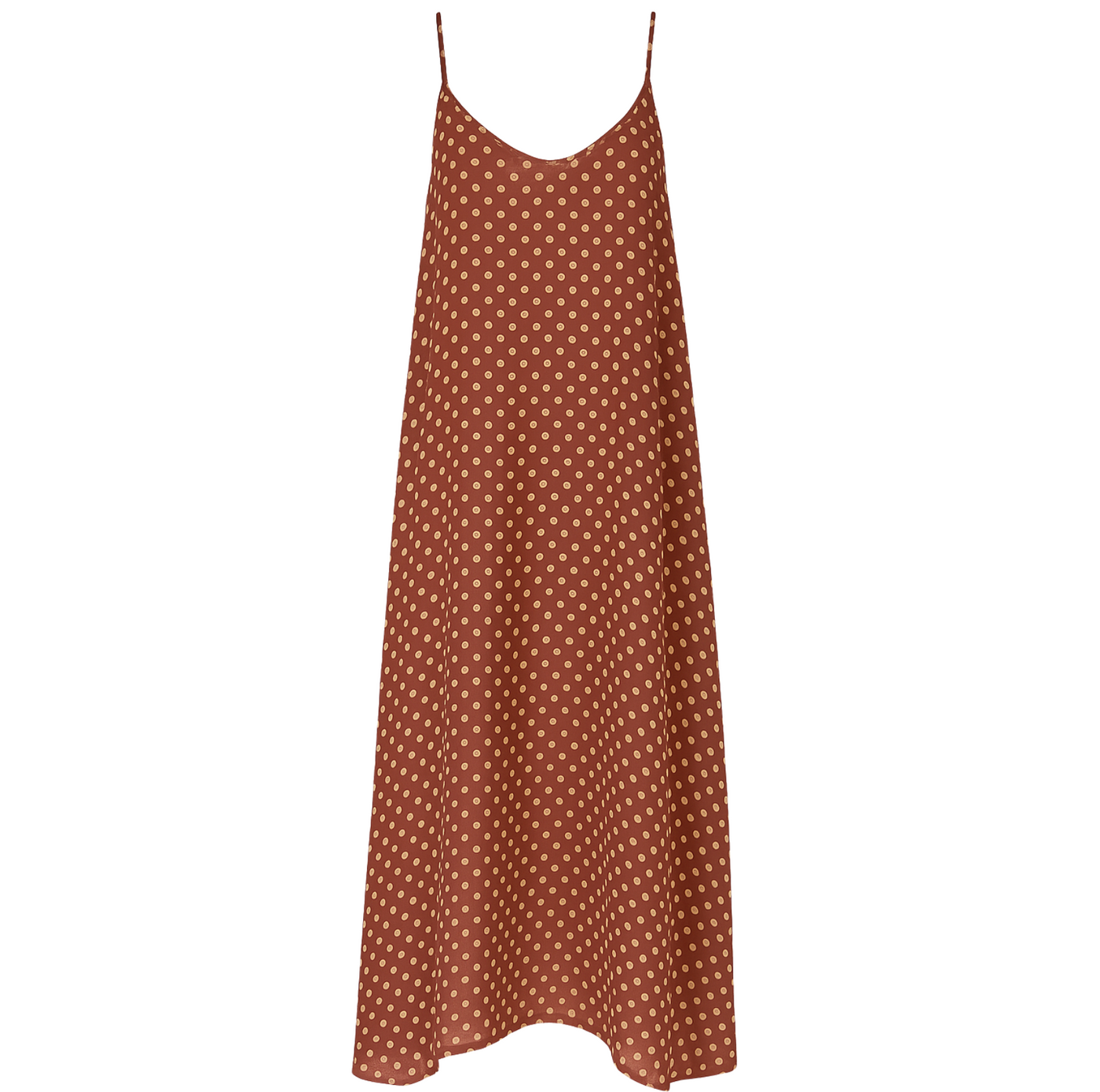 Heather Maxi - Polka Dot Cappuccino