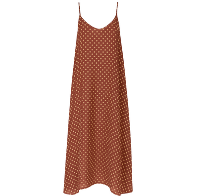 Heather Maxi - Polka Dot Cappuccino