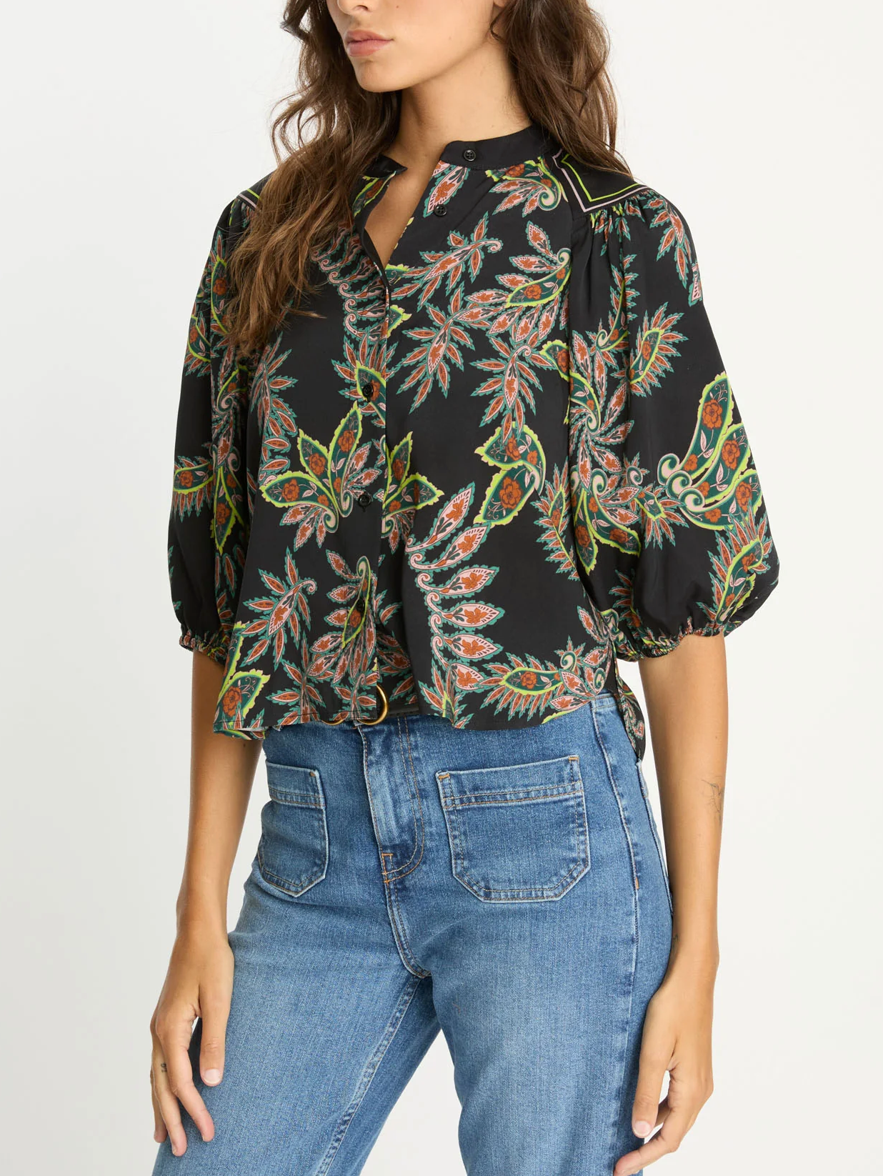 Juliette Top - Paisley Forest