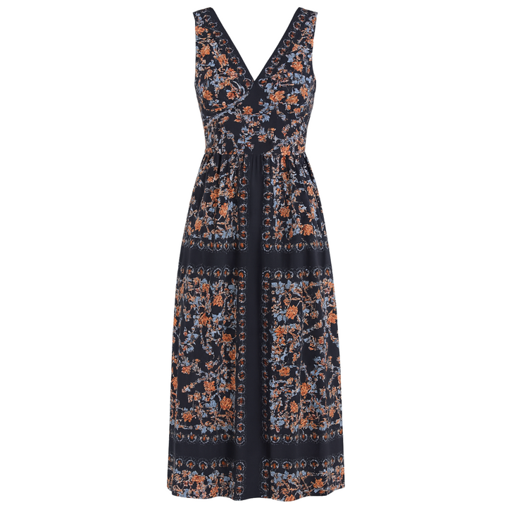 Constance Ankle Dress - Dark La Ramos