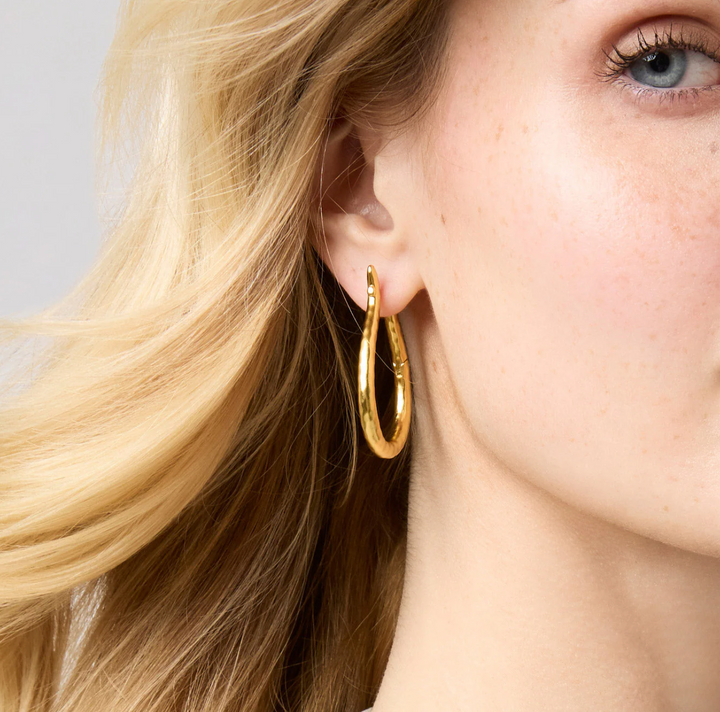 Saratoga Hoop Large - Gold