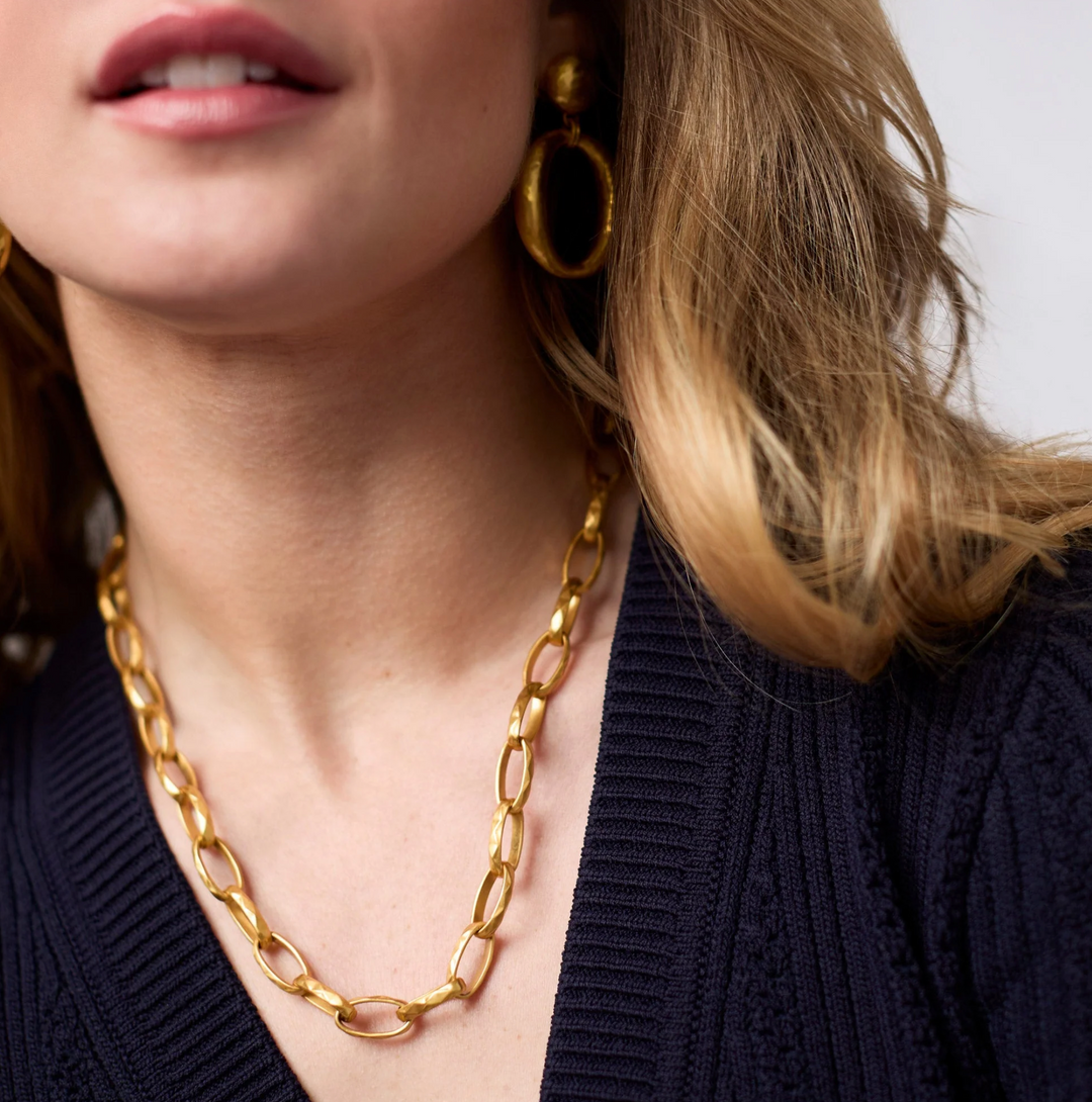 Solara Link Necklace - Gold