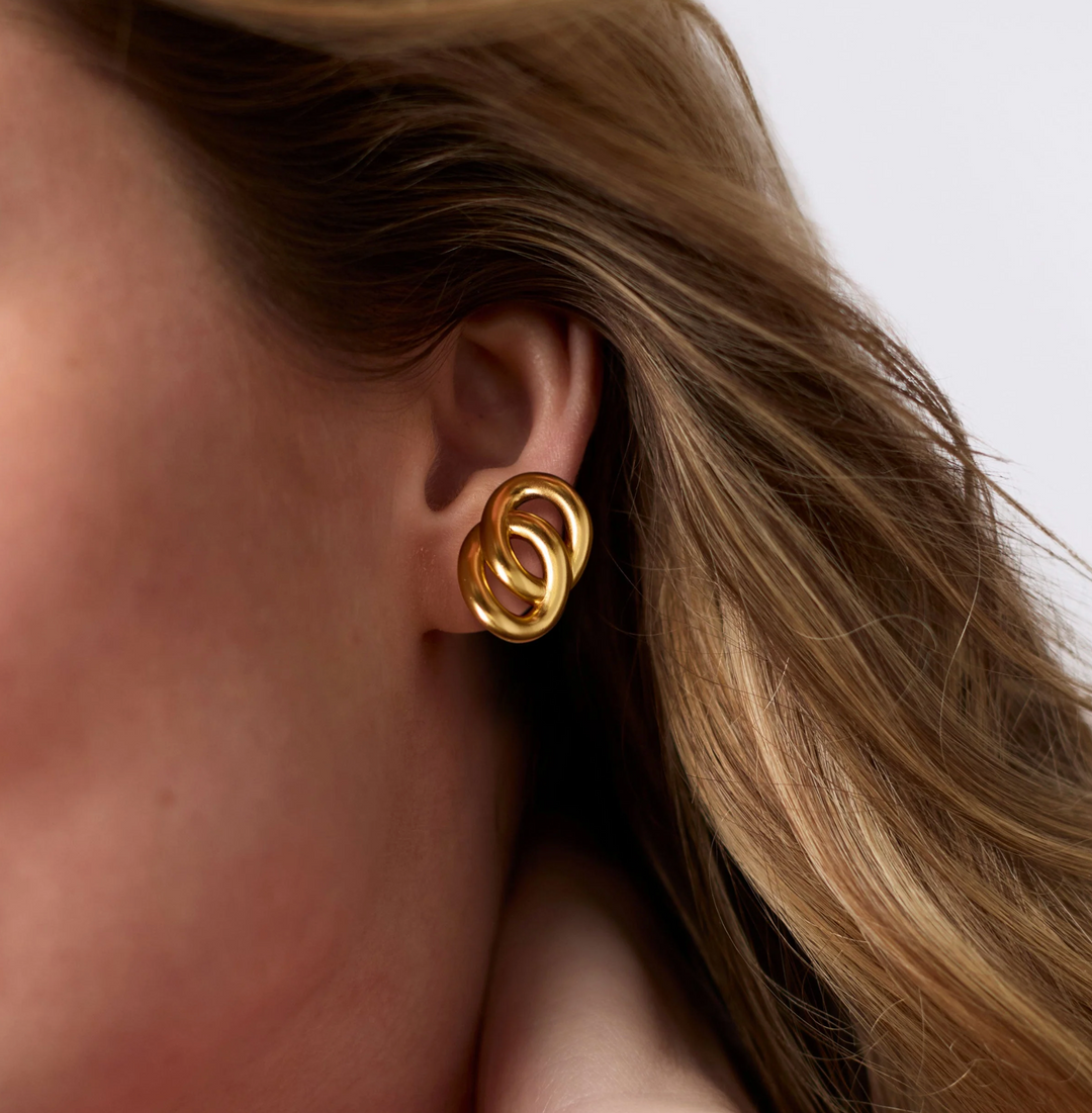 Dolce Link Stud - Gold