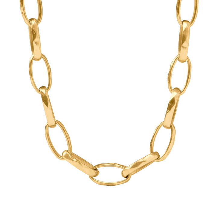 Solara Link Necklace - Gold