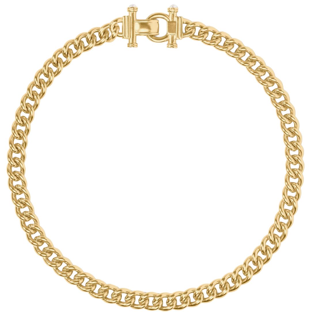 Dolce Demi Link Necklace - Pearl