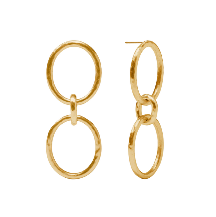 Catalina Duo Link Earring - Gold