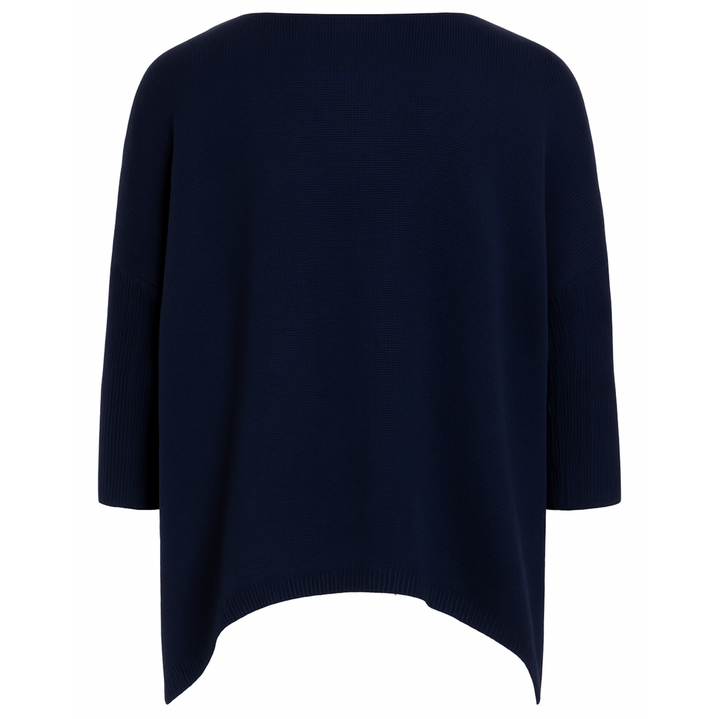 Nadine Cashmere Boxy Pullover Navy