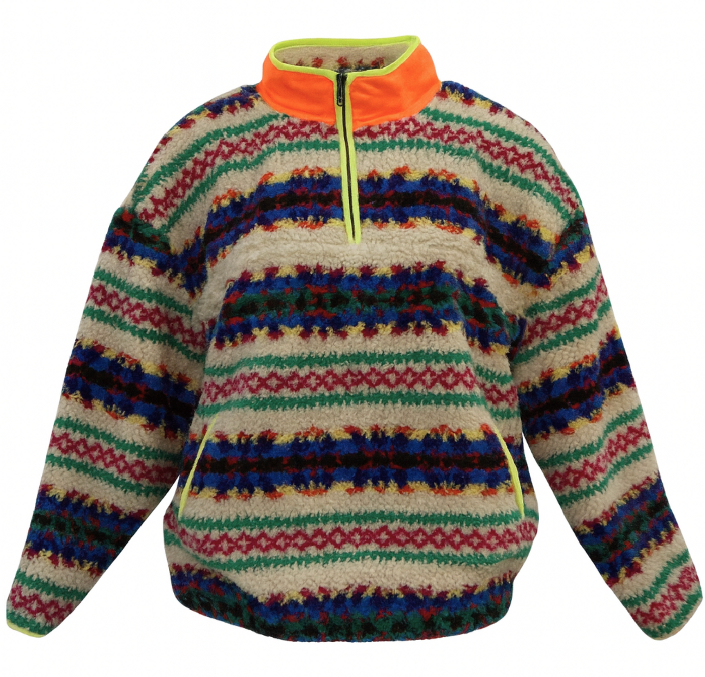 Festive Zip Front Sherpa