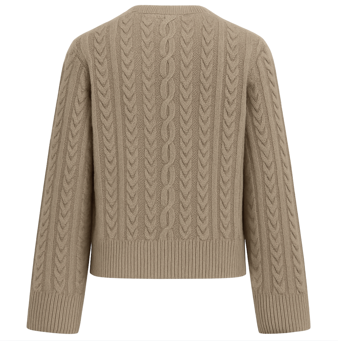 Elle Cable Cardigan-Conway