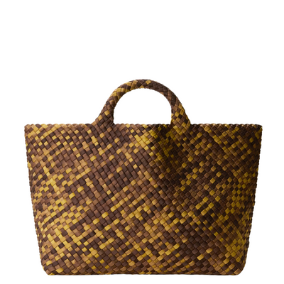 St. Barths Large Tote Watercolor - Tortoiseshell