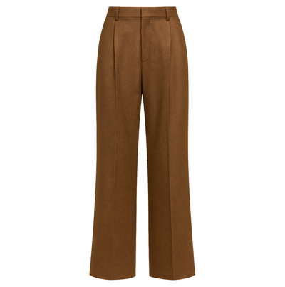 Nevin Mid-Waisted Lightweight Trouser - Clove