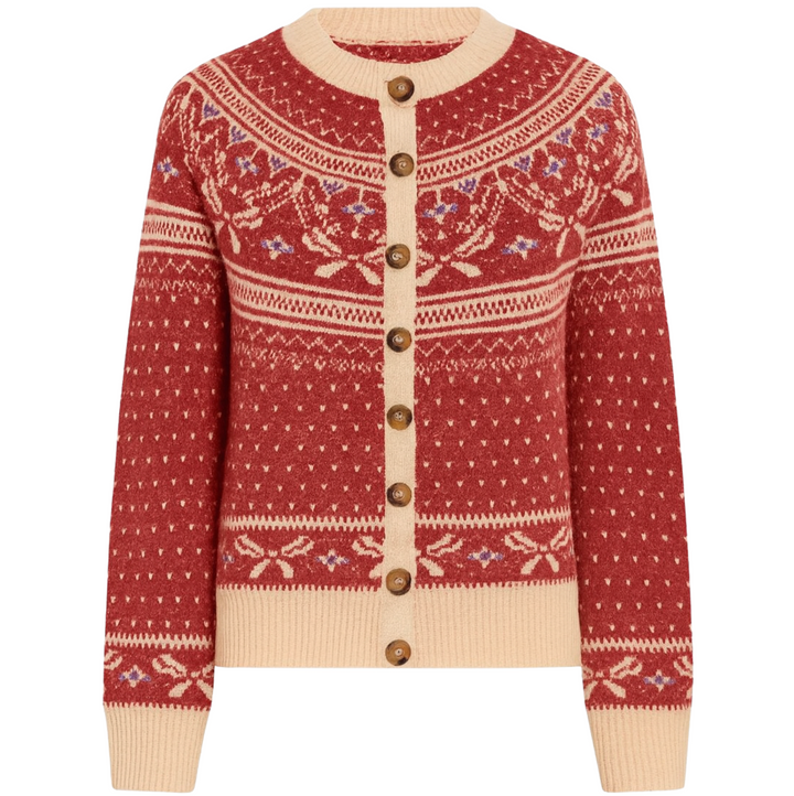 Swiss Cardi - Scarlet