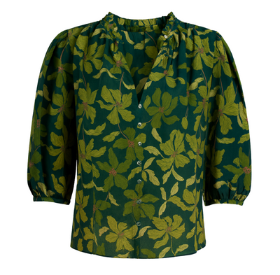 Orly Blouse - Green Canopy
