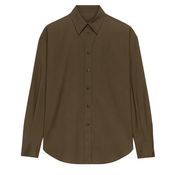Kinn Oversized Shirt - Olive