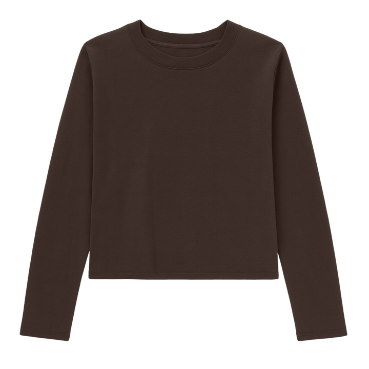 Bruce Cotton Bracelet Sleeve Tee - Cocoa