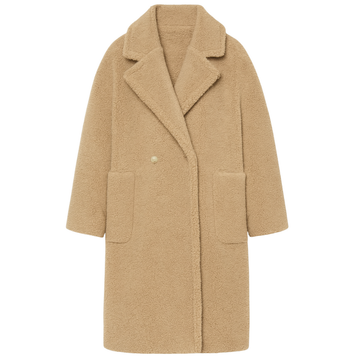 Elicia Teddy Coat - Toffee