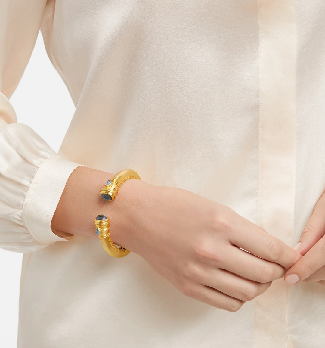 Cannes Demi Cuff - Gold - Turquoise Blue