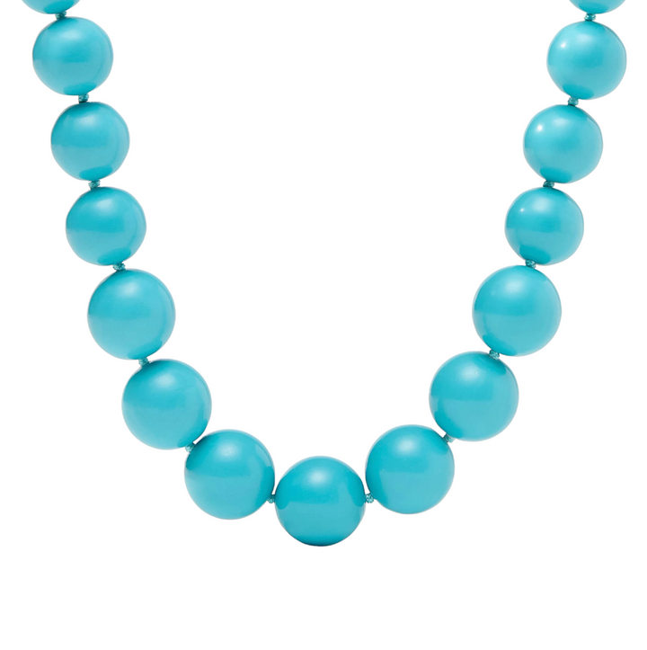 Bonbon Statement Necklace - Turquoise Blue