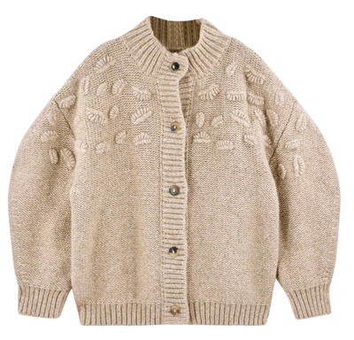 Cusco Shell Cardigan - Graham Cracker