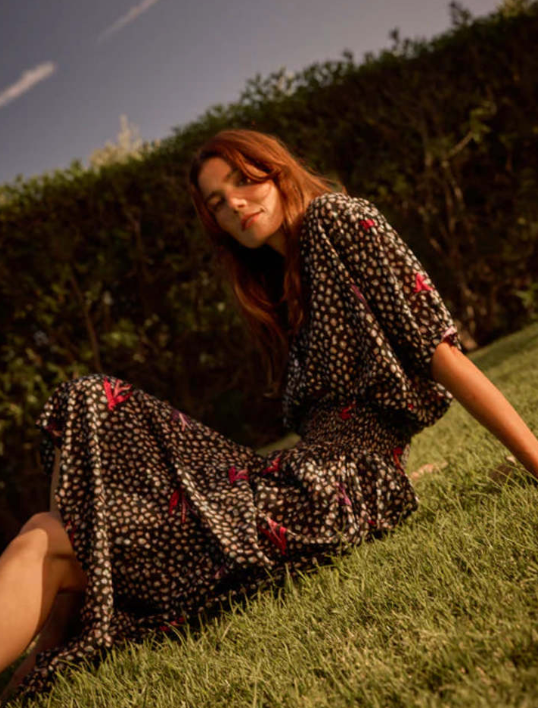 Violet Top - Swallow Black