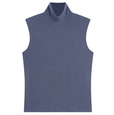 Lauren Sleeveless Turtleneck - Marine