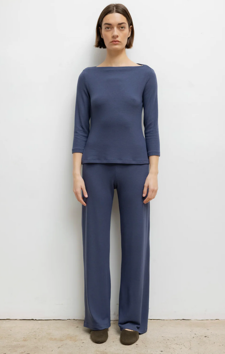 Lauren Wide Leg Pant - Marine