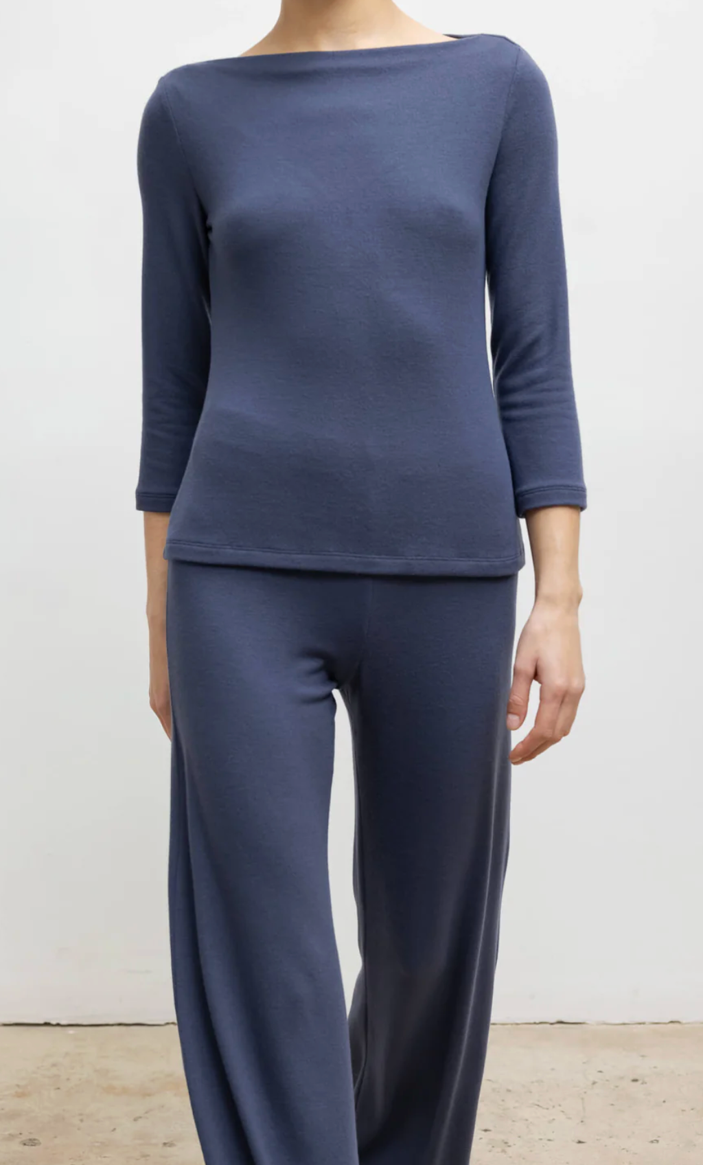 Lauren Wide Leg Pant - Marine