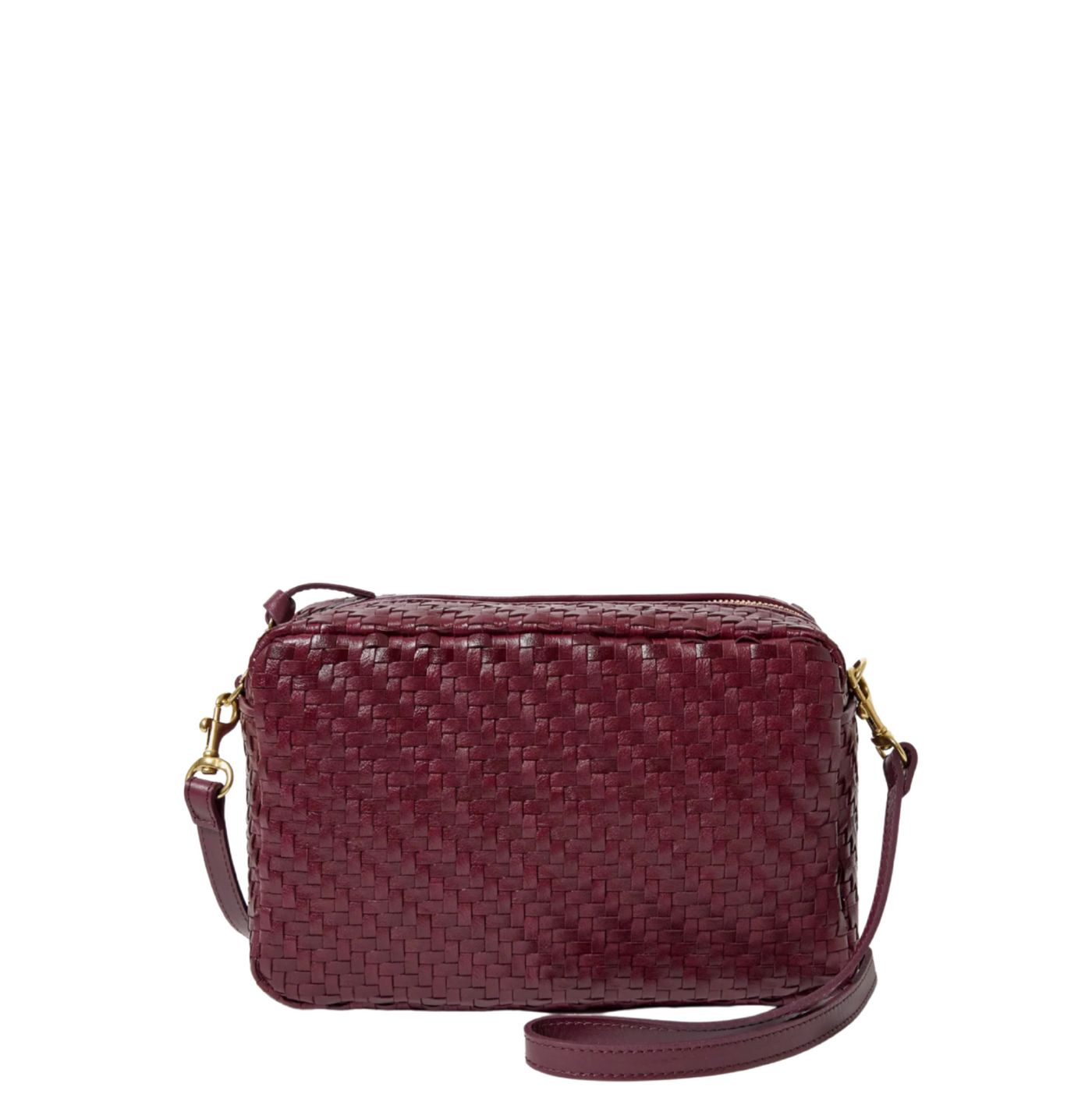 Marisol - Cassis Woven Zig-Zag