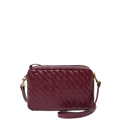 Marisol - Cassis Woven Zig-Zag