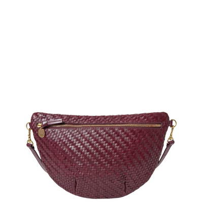 Grande Fanny - Cassis Woven Zig-Zag