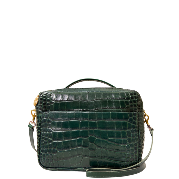Mirabel - Deep Pine Embossed Croco