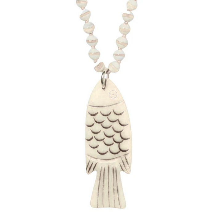 Shoal Necklace - White Agate