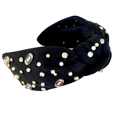 Football Headband - Black