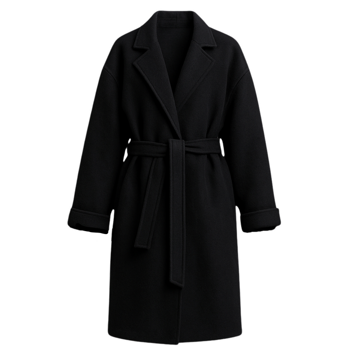 Stable Coat in Wool - Black
