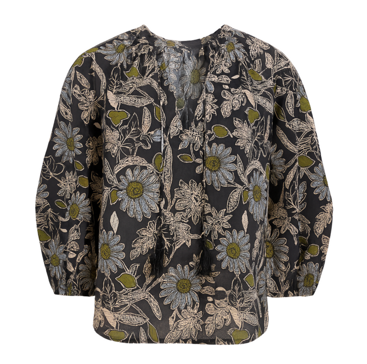 Belle Blouse - Dark Magnolia