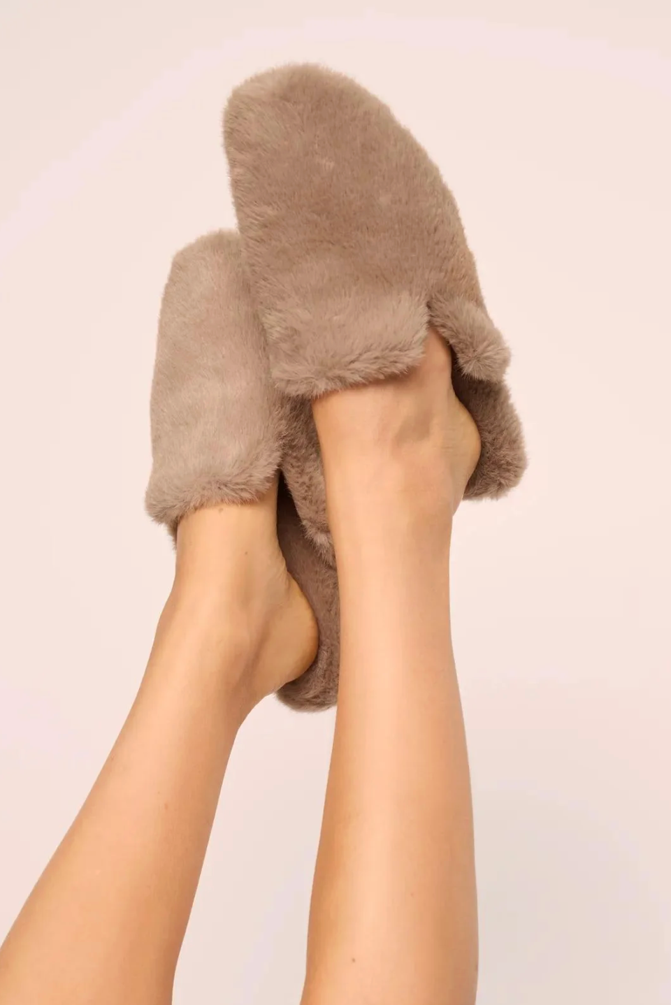 Plush Mule Slipper - Toffee
