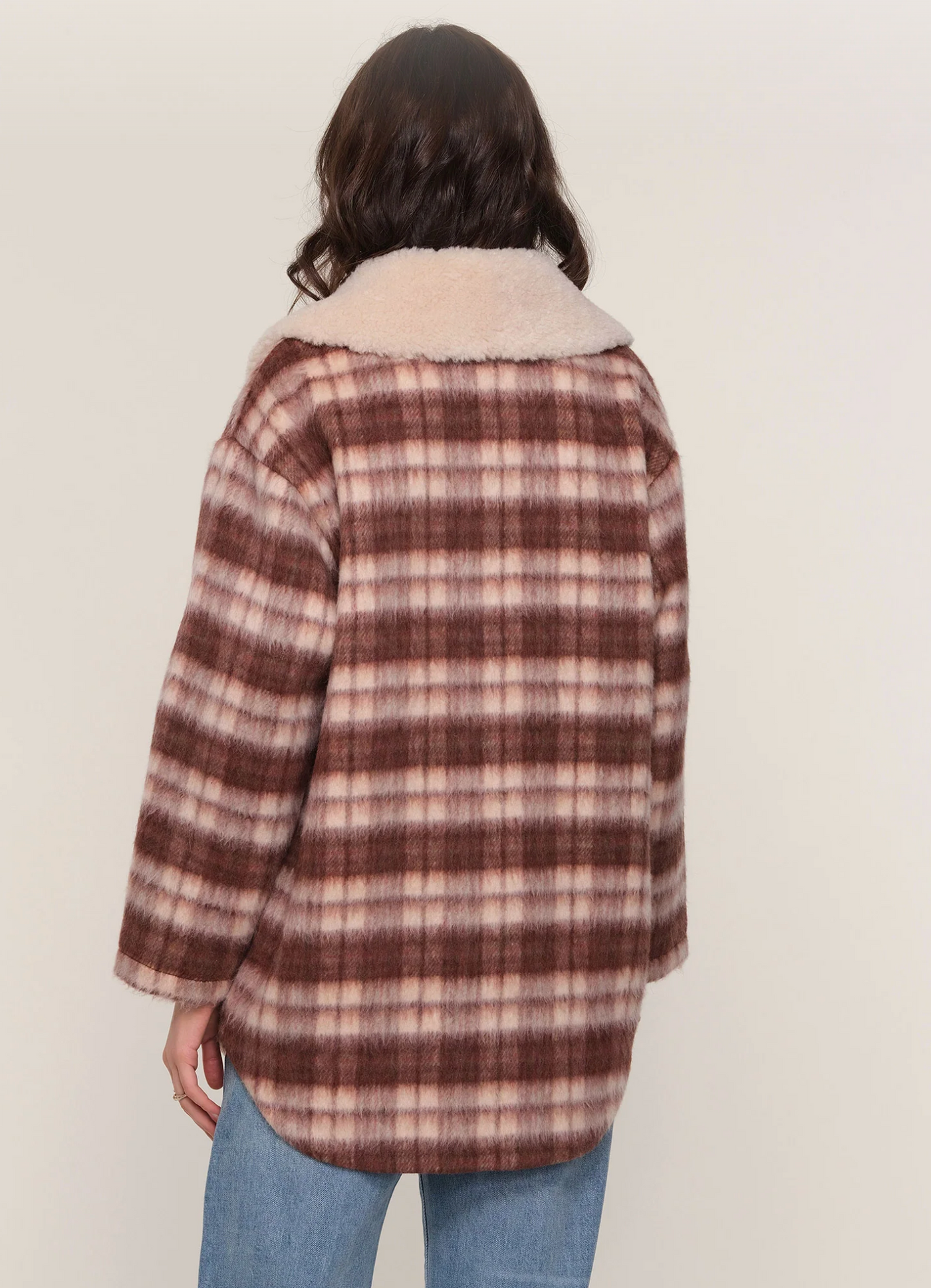 Maura Coat - Merlot