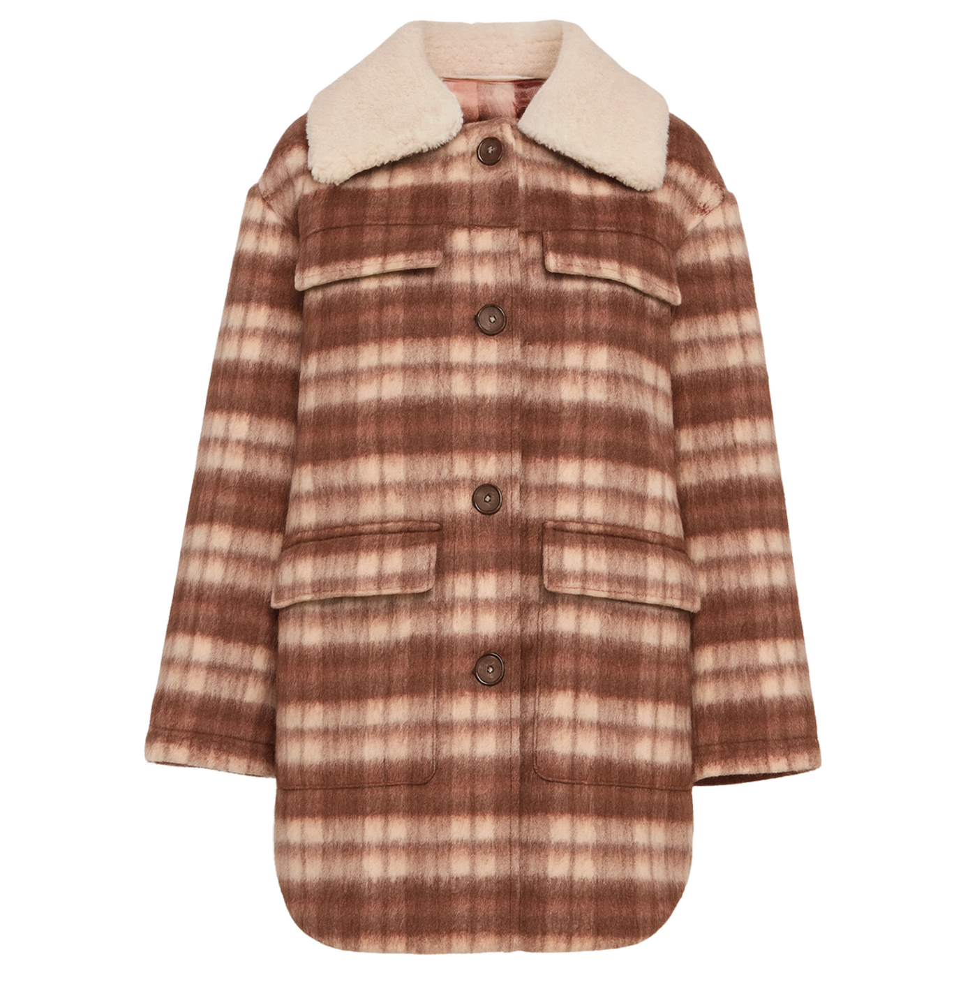 Maura Coat - Merlot