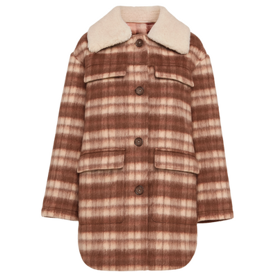 Maura Coat - Merlot