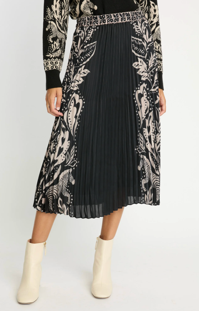 Mia Skirt - Zebra Fern