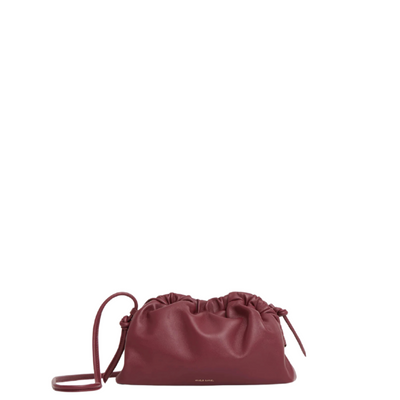 Mini Cloud Clutch - Oxblood