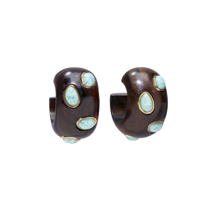 Acacia Earrings - Amazonite