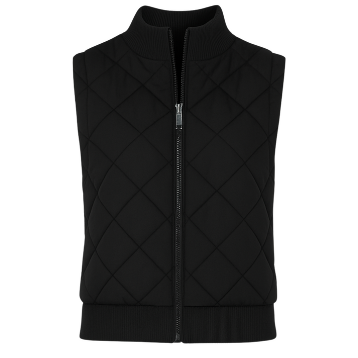Atlas Quilted Reversible Vest - Black