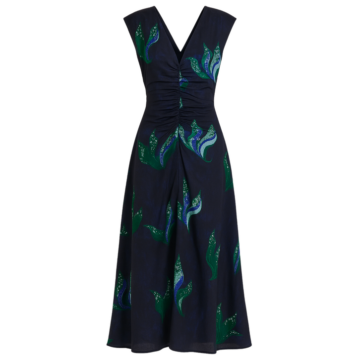 Melrose Tora Midi Dress - Blue