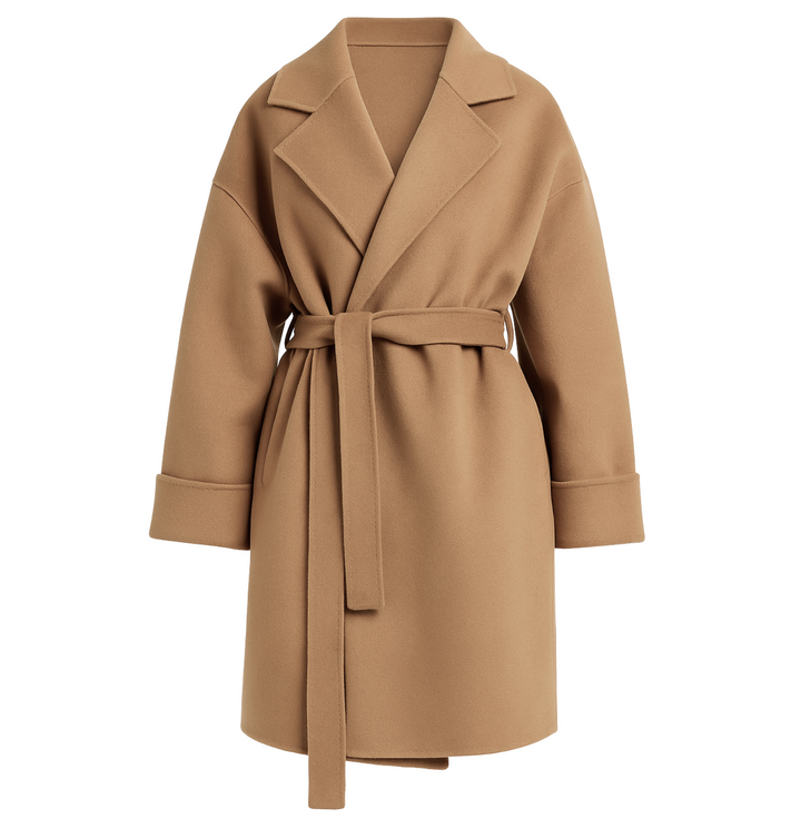 Stable Coat in Wool - Camel