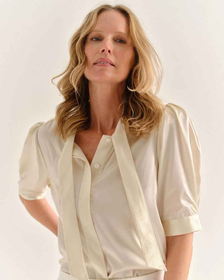 Peggy Blouse - Ivory